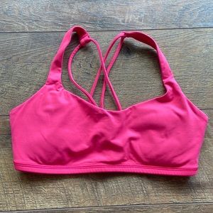 Lululemon Pink Sports Bra Size 6